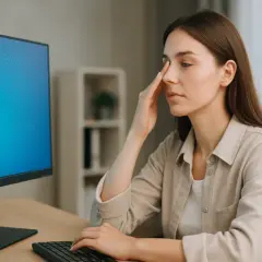 Jaka jasność monitora jest najlepsza dla oczu, aby uniknąć bólu?
