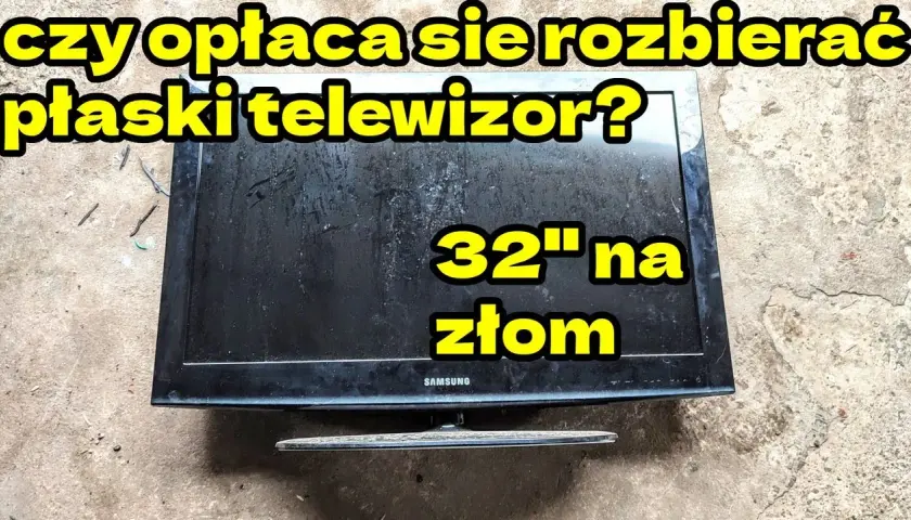 Co można odzyskać z telewizora LCD? Cenne metale i części, które warto znać